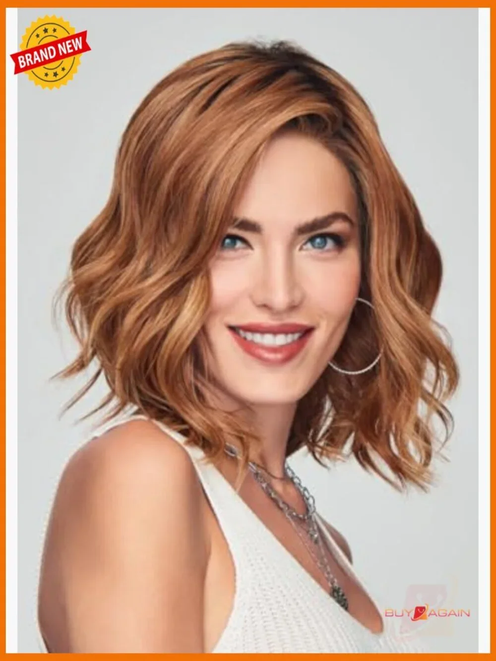 Lightweight Hand-Tied Base Layered Shoulder Wig Heat-Friendly Synthetic